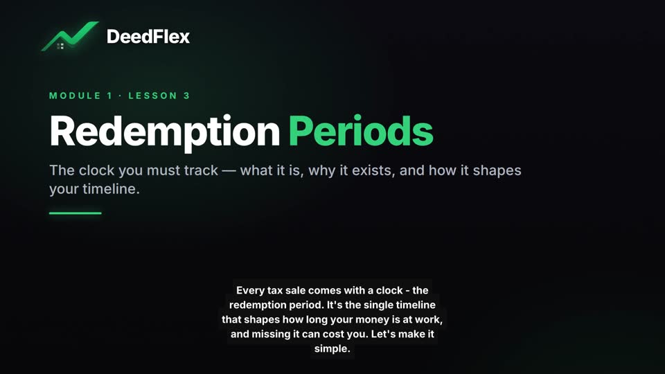 Redemption Periods — locked lesson